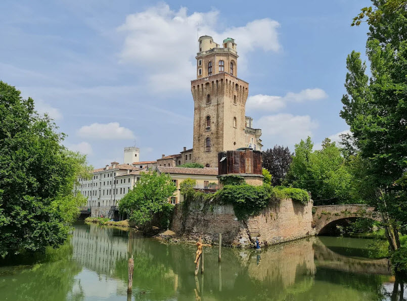 Carrarese's Castle of Padua, Italy